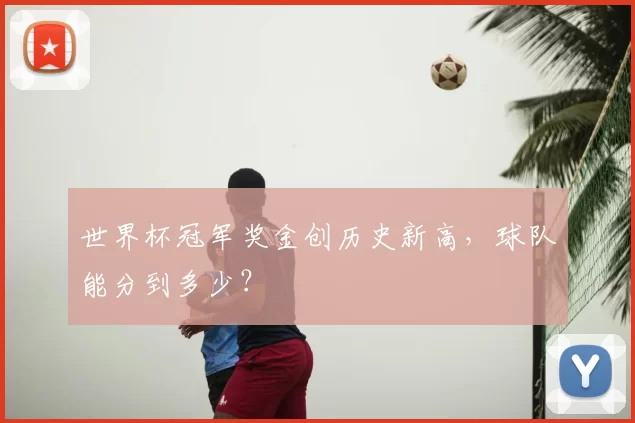世界杯冠军奖金创历史新高，球队能分到多少？